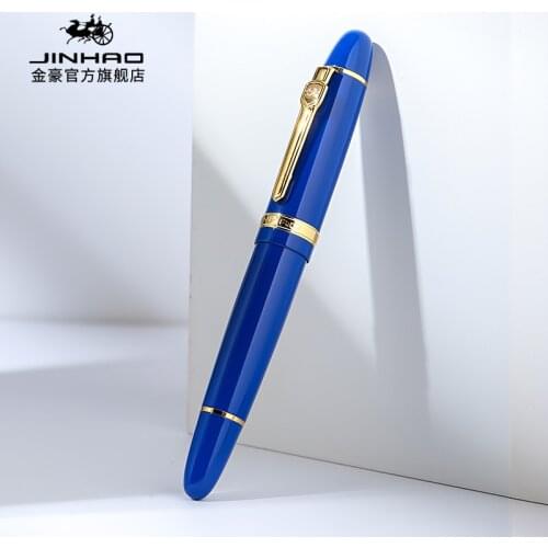 JINHAO 159 Metal Fountain Pen Luxury Without Pencil Box Business School Office Stationery Writing Cute Pens for Lover