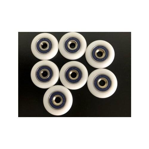 6PCS Shower Room Glass Door POM Wheel Sliding Door POM Pulley Shower Room Carbin Accessories Door Rollers Diameter 26/27/28mm