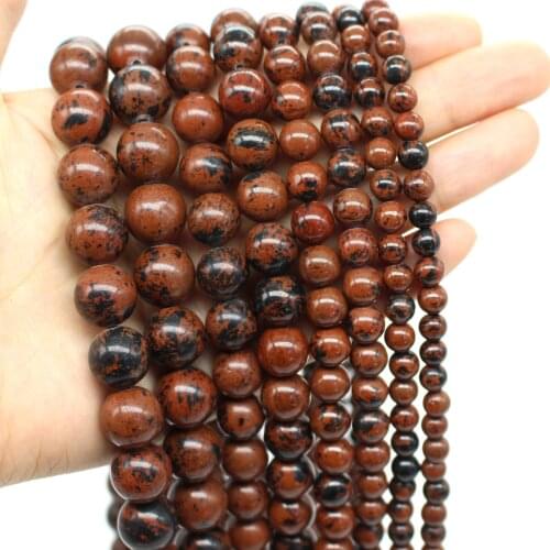 Oameusa Natural Round Swan Stone Beads Loose Beads For Jewelry Making Spacer Beads Accessories Diy Make