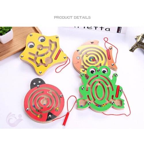 Magnet Pen Walking Bead Maze Puzzle Intelligence Toy Kids Birthday Party Favors Gift Bag Souvenir Baby Shower Rewards