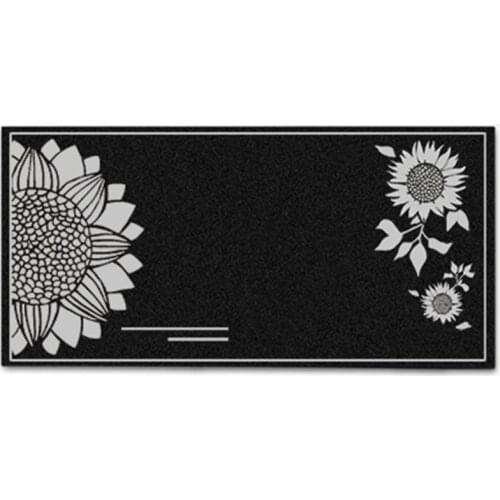 Natural Granite Personalized Pet Memorial Stone, Sunflower Pet Gravestone Monument, 30x15cm