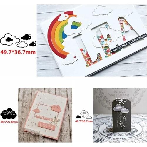 Adorable Clouds Metal Cutting Dies Clouds Of Different Style Die Cut For Card Making DIY New 2020 Crafts Cards