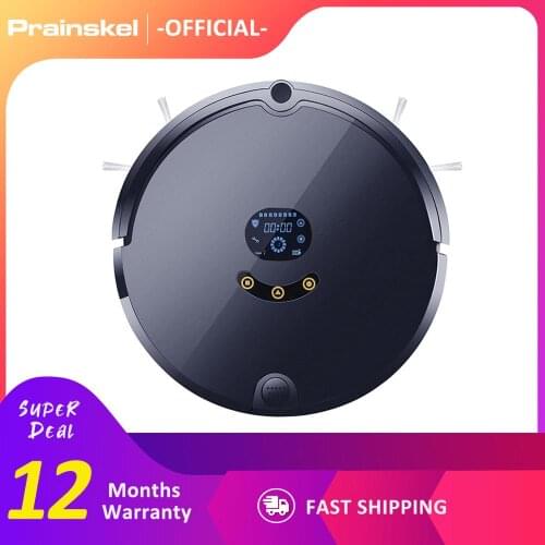 Prainskel AI Robot Vacuum Cleaner APP Control Auto Charge Sweep Wet Mopping Robot for Hard Floors Carpet Dust Hair aspirador
