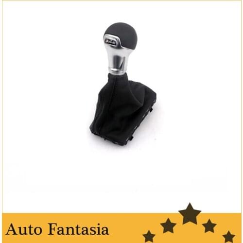 S-tronic leather shift knob with boot for Audi a3 8v