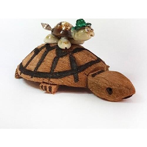 Modern Turquoise Gift Coco Turtle-Dual trinket baratija حلية орнаментальный