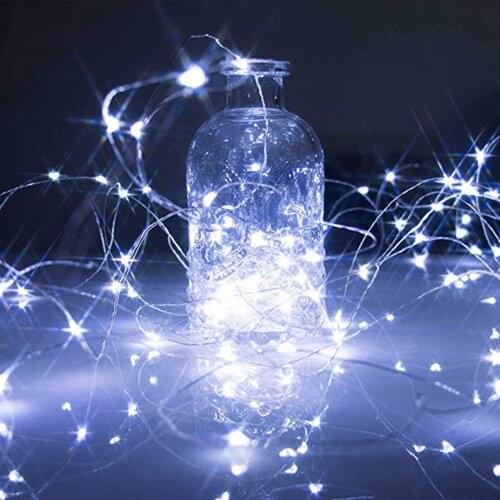 10x1m Fairy Lights Copper Wire LED String Lights Christmas Garland Indoor Bedroom Home Wedding New Year Decor Light Strings