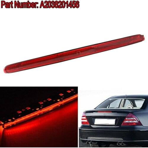 LED Third Rear Brake Stop Light Red Signal Lamp Bar Car Light Accessories For Benz CClass W203 Sedan AMG 01-07 A 203 820 01 56
