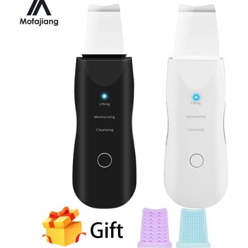 Ultrasonic Cleaning Scrubber Massager for Face Cleaner Facial Cleansing Blackhead Remover Tools Machine Peeling Kawitacyjny Care