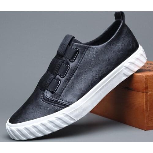 Spring High Quality Designer Shoes Fashion Men Leather Casual Shoes Trend Shoee Flats A31-23