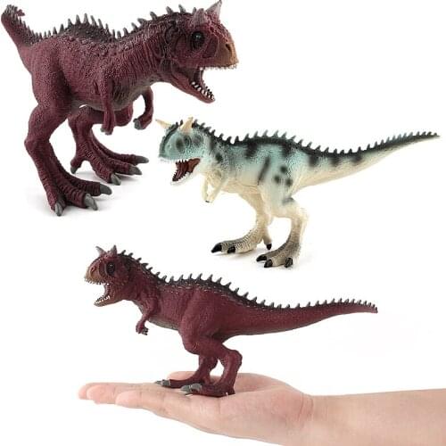 High simulation Jurassic Park Dinosaur Carnotaurus Model Toy Dinosaur Display Juguetes Children Early Education Animal Gift