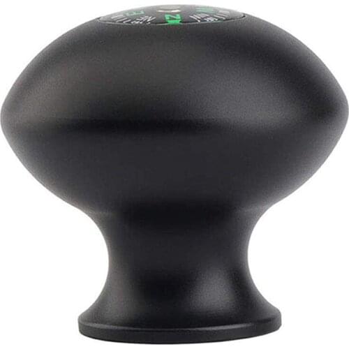 XSXS--Monopod Walking Stick Knob,Aluminum Alloy Trekking Pole Knob Handle Grip With Compass,Waterproof,High Temperature Resistan