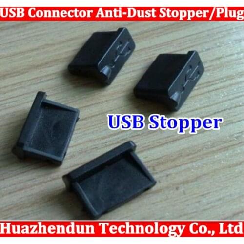 100% new 20PCS high quality USB Connector Anti-Dust Stopper/Plug for Laptop, PC, Desktop also have VGA STOPPER