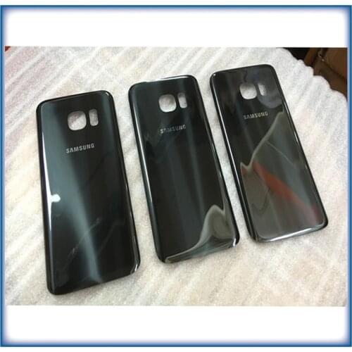 20pcs New Rear Panel Glass Battery Back Cover For Samsung Galaxy S7 G930 / S7 edge G935 Battery Cover Glass With Stickers