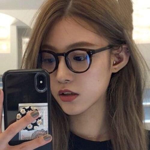 Vintage Anti-blue Light Eye Glasses Frames for Women Classic Round Prescription Eye Glasses Frames for Men
