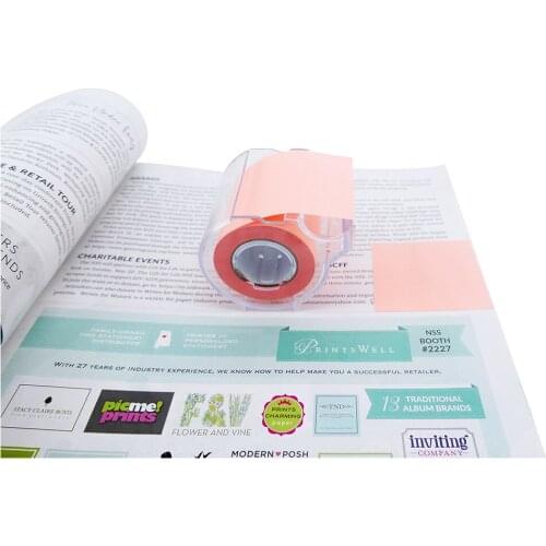 4A Roll Sticky Notes Full Adhesive 2 x 315 Inches Neon Pink Stationery Kawaii Planner Cute Sticker Memo Pads 4A PSS 9-1 NP