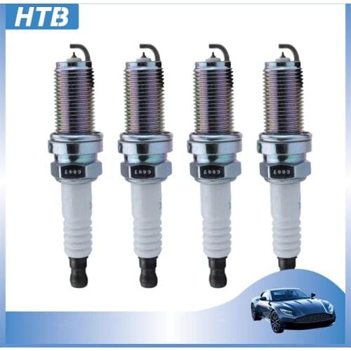 4pcs 22401-AA630 ILFR6B Iridium Spark Plug For Rover 08-11 LR2 3.2L Subaru Impreza Forester 2.5L Legacy Outback 22401AA630