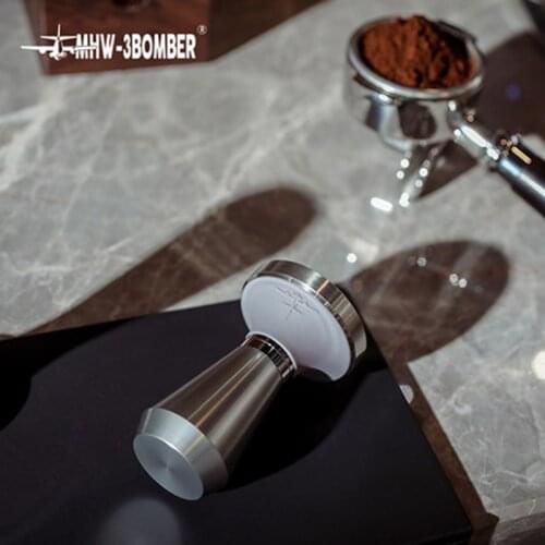 Coffee-Tamper 58.5mm Stainless Steel Flat Base Espresso Powder-Hammer Coffee Accessories For Barista Tools Coffeeware New