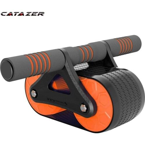 Automatic Rebound Abdominal Wheel Rollers AB Roller Trainer No Noise Workouts Muscle Exercise Equipment Home Fitness Training