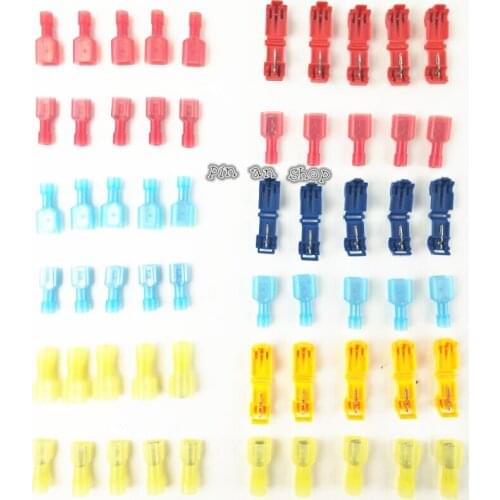 Free freight 10PCS Female male Insulated Spade joint Connector Crimp Terminal Connectors Cable Wire Connector