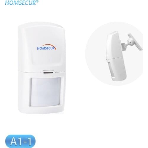 HOMSECUR A1-1 433MHz Wireless PIR Motion Sensor Detector for Home Alarm Burglar System