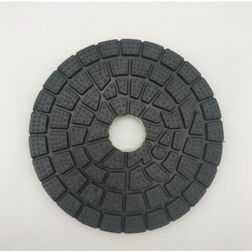 Black Buff 4 inch Premium Dot Fashion Polishing Pad Circle Polishing Wheel for Dark Color Granit Final Step Polishing 10 Pcs/lot