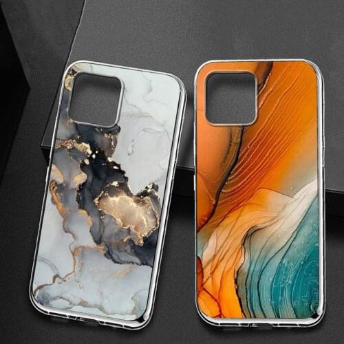 Glitter Gradient Marble Texture Phone Case for iPhone 11 12 pro XS MAX 12 12Mini 8 7 6 6S Plus X SE 2020 XR phone case