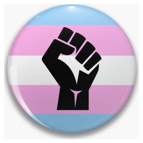 Blm Pride Transgender Soft Button Pin Funny Metal Brooch Lapel Pin Collar Cute Decor Badge Jewelry Clothes Gift Creative Lover