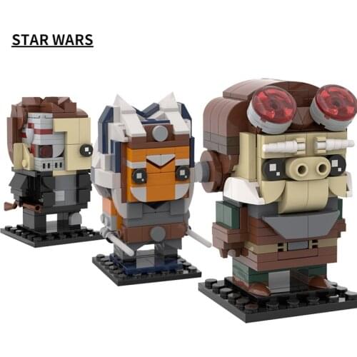 Star Wars Blocks Building Blocks Ahsoka Tano Quay Blackheads Collection Toy for Kid Adult Assembling Model Gift Mini Figure
