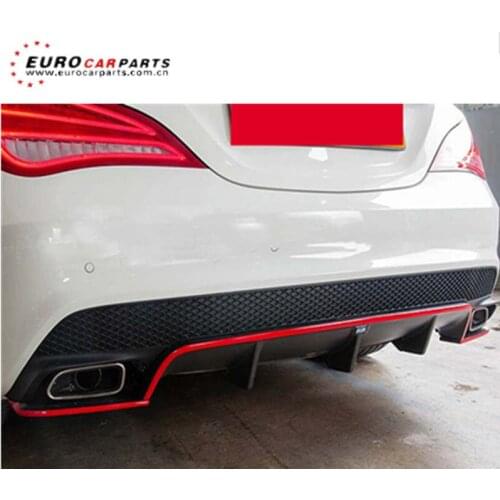 CLA W117 RZ style rear diffuser fit for MB CLA45 carbon fiber w117 CLA rear diffuser