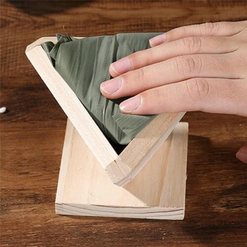 Wooden Fast Zongzi Mould Lazy Rice Ball Bento Sushi Machine Mold Diy Kitchen Zongzi Mould Tool