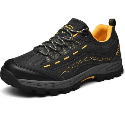 New Sport Shoes Men Antiskid Breathable Hiking Boots Male Winter Warm Outdoor Sneakers for Cycling Camping Mountaineering