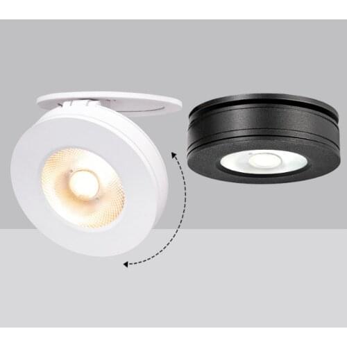 Round Recessed COB LED Downlights 5W/7W/9W/12W/15W LED Ceiling Spot lights Background Painting Lamps AC110V220V Indoor Lighting
