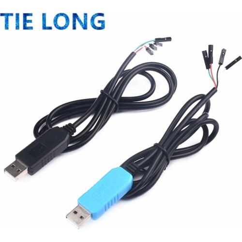 PL2303 PL2303HX/PL2303TA USB To RS232 TTL Converter Adapter Module with Dust-proof Cover PL2303HX for arduino download cable