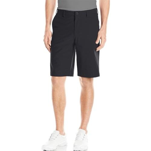 Mens Stretch Golf Short Lesmart Classic-Fit Pocket Dry Fit Breathable Expandable Flat Front Golf Trousers for Spring Summer