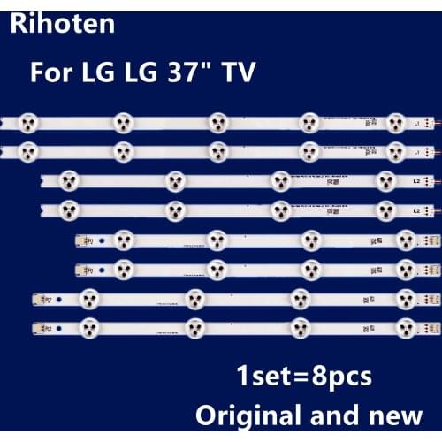 New Original)8 PCS LED backlight strip for LG 37LN5403 37LN540B 37LN541U 37LA613V 37LA615V LATWT370R 6916L-1138A 1137A 1139A 40