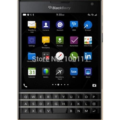 Q30 Original BlackBerry passport Q30 cell Phone unlocked 13MP camera 3GB RAM 32GB ROM english arabic keyboard, Free Shipping