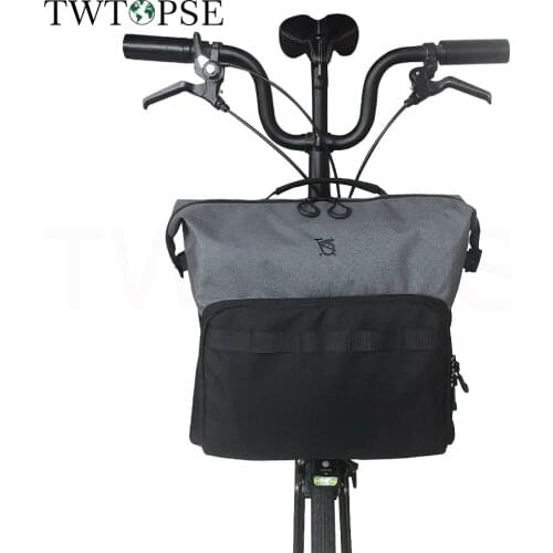 TWTOPSE Bike Bicycle Backpack Bags For Brompton Folding Bicycle 3SIXTY Rain Cover Shoulder Bag Fit 3 Holes Dahon Tern Accessory