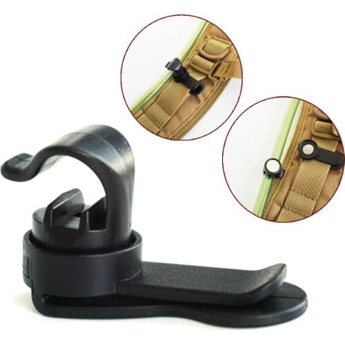 Outdoor Hiking Backpack Hanger Magnetic Drinking Tube Water Bladder Clip Portable Water Bladder Hose Clip Removable Clamp