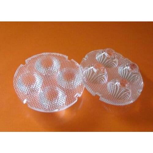 YH-32.1 High quality LED Optical Lens 4P, PMMA materials, Size: 32.1X7.25mm, 30, 45, 60 degree, Bead surface