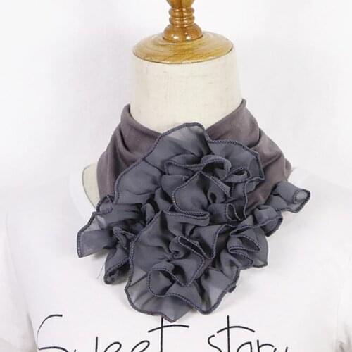 Women Scarf Fashion Luxury Brand Solid Color Fashion Neckerchief Ring Scarves Simple Collar Scarf For Female 2021 New