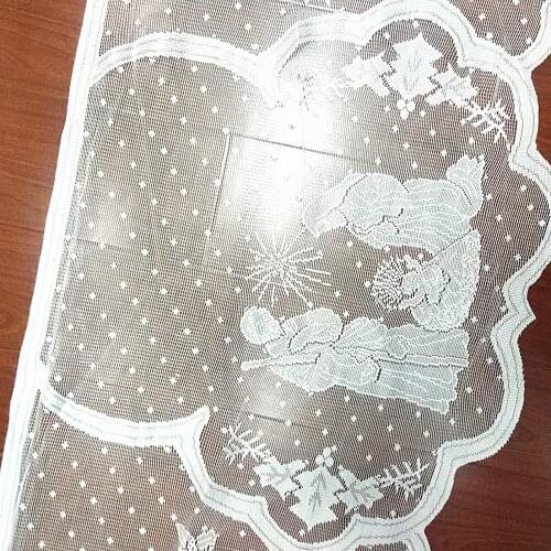 1pc Lace Tablecloth Fashion Fireplace Oven Cover Home Party Decor All-purpose Covers Christmas Decoration 50*228cm