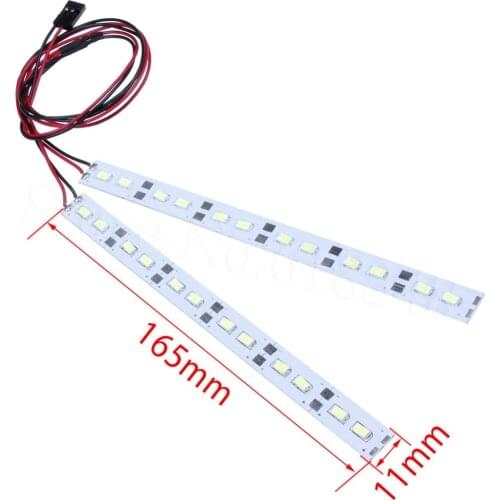 5 Sets 24 LED Dash Chassis Strips Lights System Underbody Under For 1/10 1/8th RC Drift Car Body Shell HSP HPI Sakura