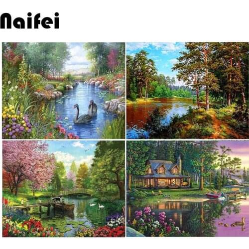 5D diy round Diamond Painting Cross Stitch kits Landscape Diamond Embroidery Sale Scenery Diamond Mosaic home Decor square drill