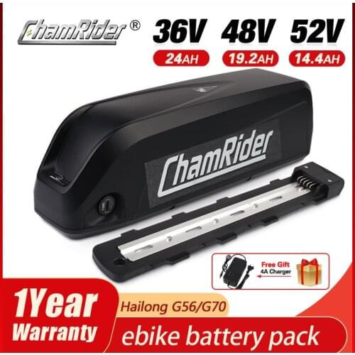 Original 48V20AH 48V Battery 52V ebike Battery 36V Hailong Plus 40A BMS 350W 500W 750W 1000W 1500W 21700 Cell BBS02 BBS03 BBSHD