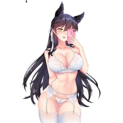 Creative Car Sticker Decal Anime Sex Girl Anime Car Window Accessories Waterproof PVC 18cm X 7cm