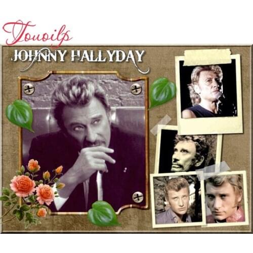 Diamond embroidery sale,5d Johnny Hallyday diamond painting Cross Stitch full drill Rhinestone mosaic home decor,hobby,foamiran