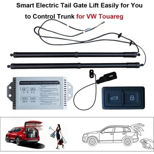 Car Smart Auto Electric Tail Gate Lift for Volkswagen VW Touareg Control Set Height Avoid Pinch With electric suction