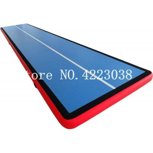 Free Shipping 4*1*0.2m Strong Material Used Inflatable Air Tumble Track,PVC Inflatable Gym Mat For Professional Gymnastics Games
