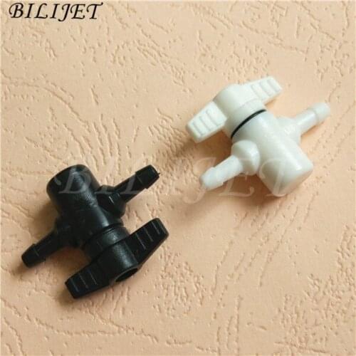 Large format printer CISS ink system manual valve 2 ways for Flora Mimaki Roland Allwin Eco solvent / printer ink valves 10pcs