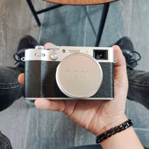 Design for Fujifilm X100V Camera Accessories Aluminum Lens Cap Cover Camera Lens Cover for Fuji Fujifilm X100V X-100V